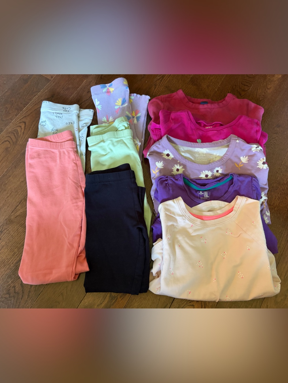 5T pants & long sleeve tops bundle